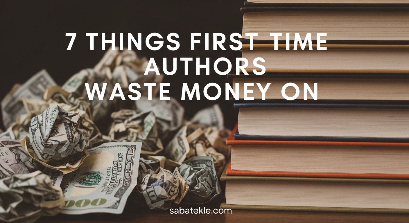 7 Things First Time Authors Waste Money On