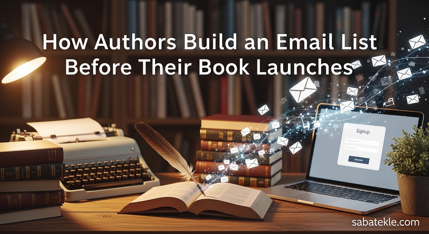 How Authors Build an Email List Before Their Book Launches