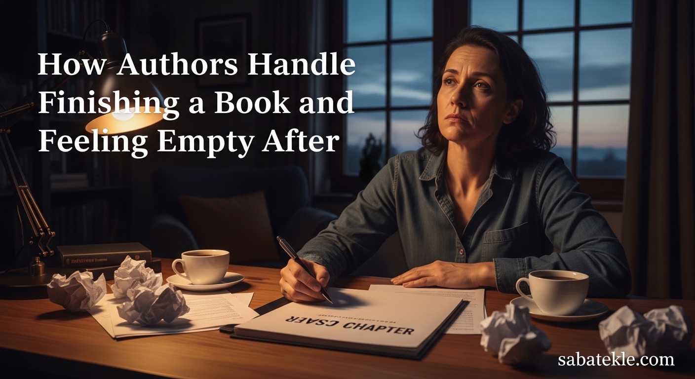How Authors Handle Finishing a Book and Feeling Empty After