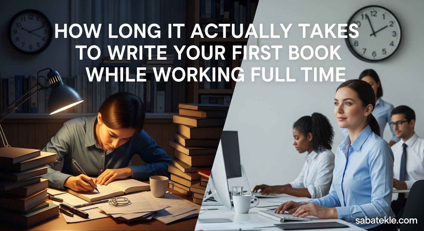 How Long It Actually Takes to Write Your First Book While Working Full Time