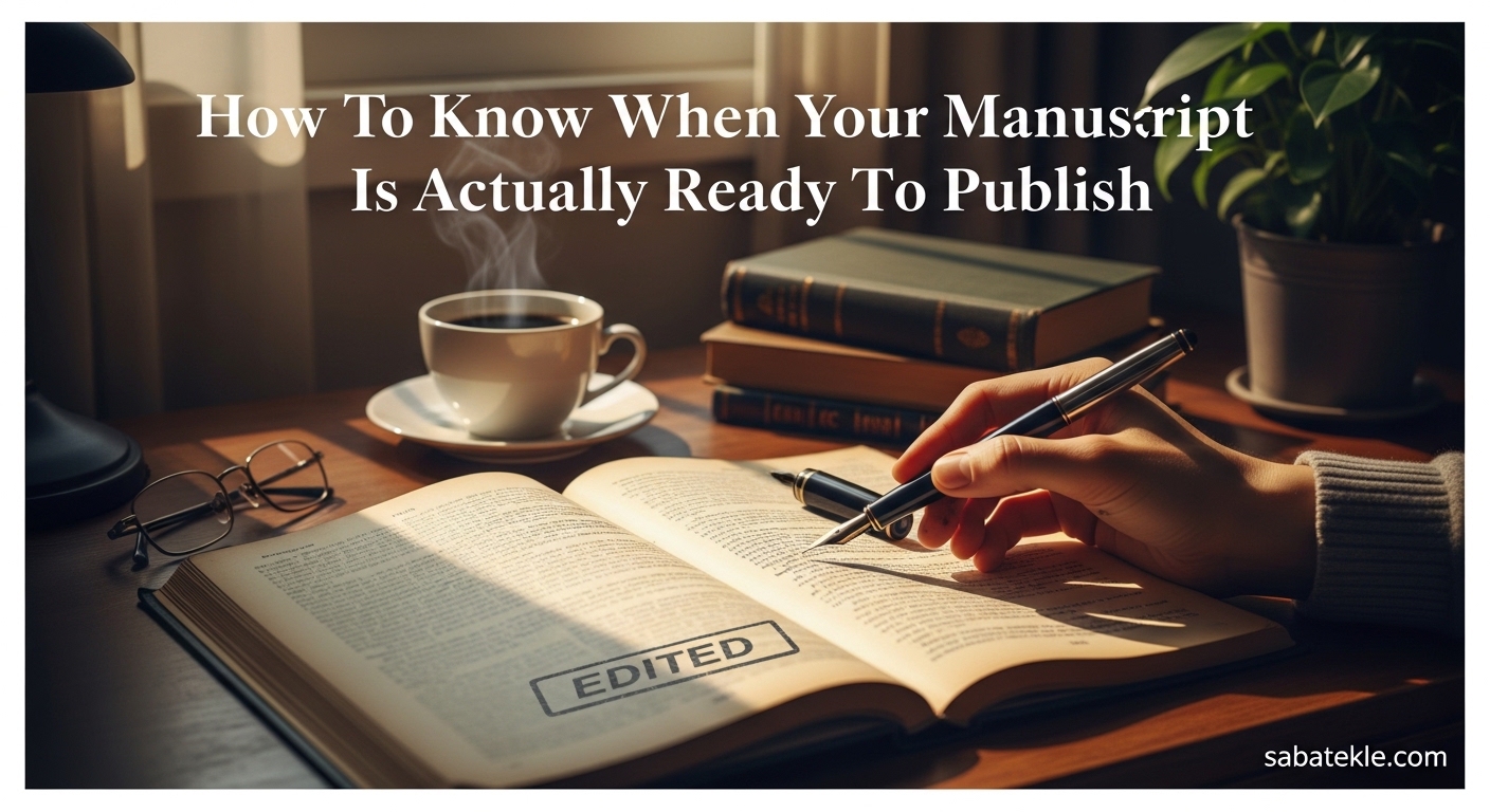 How To Know When Your Manuscript Is Actually Ready To Publish