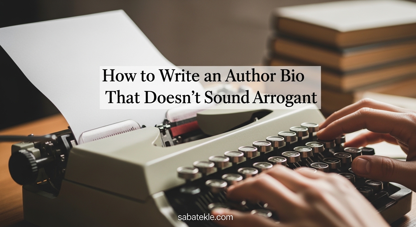 How to Write an Author Bio That Doesn't Sound Arrogant