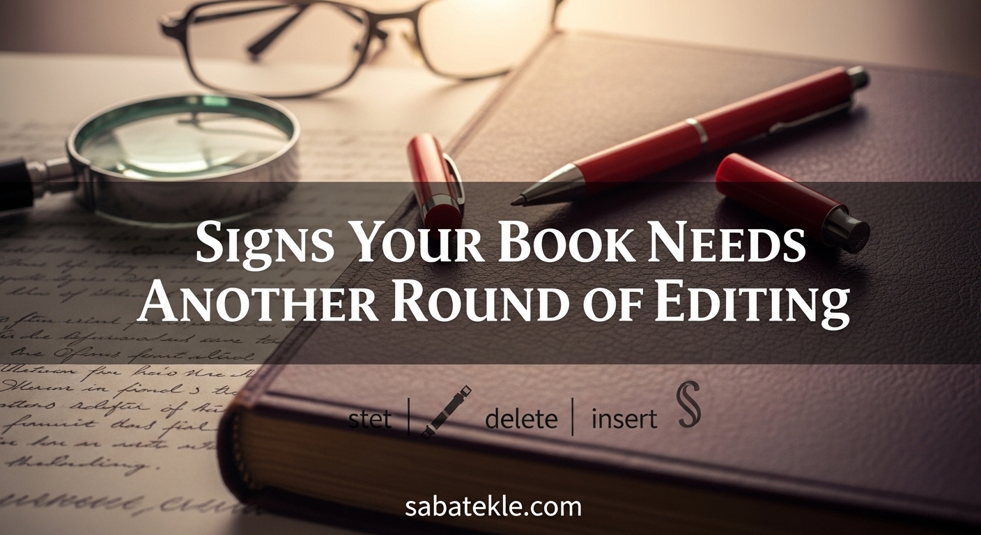 Signs Your Book Needs Another Round of Editing