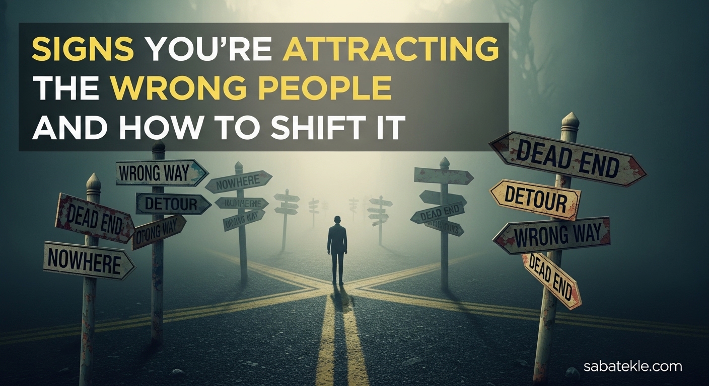 Signs Youre Attracting The Wrong People And How To Shift It