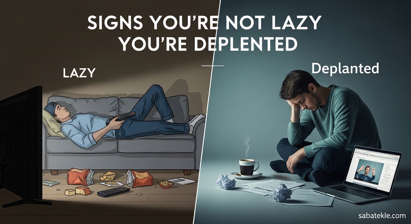 Signs You're Not Lazy You're Depleted