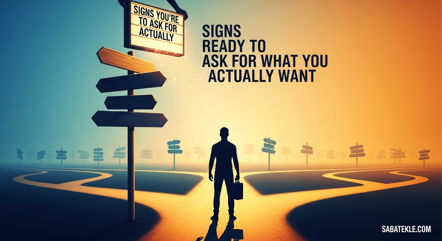 Signs You're Ready to Ask for What You Actually Want