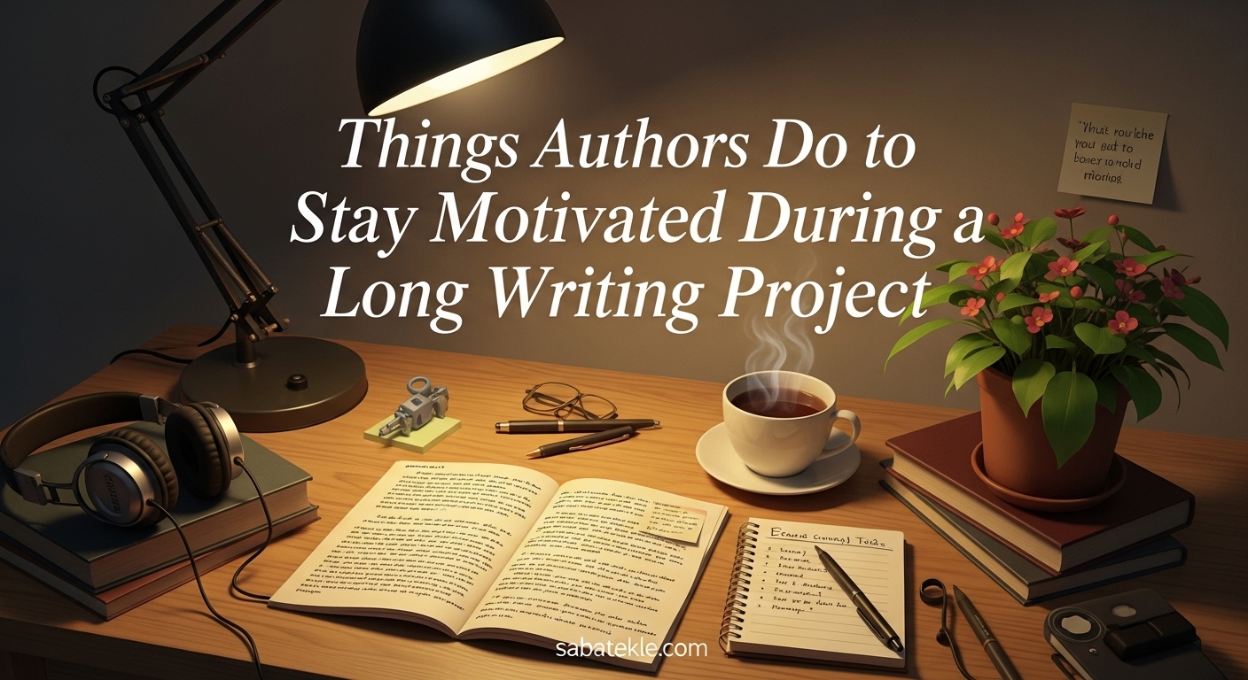 Things Authors Do to Stay Motivated During a Long Writing Project