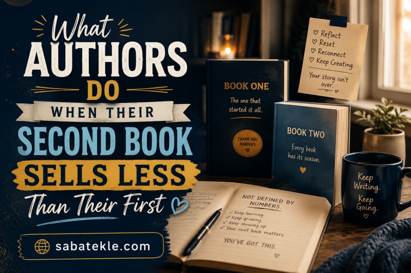 What Authors Do When Their Second Book Sells Less Than Their First