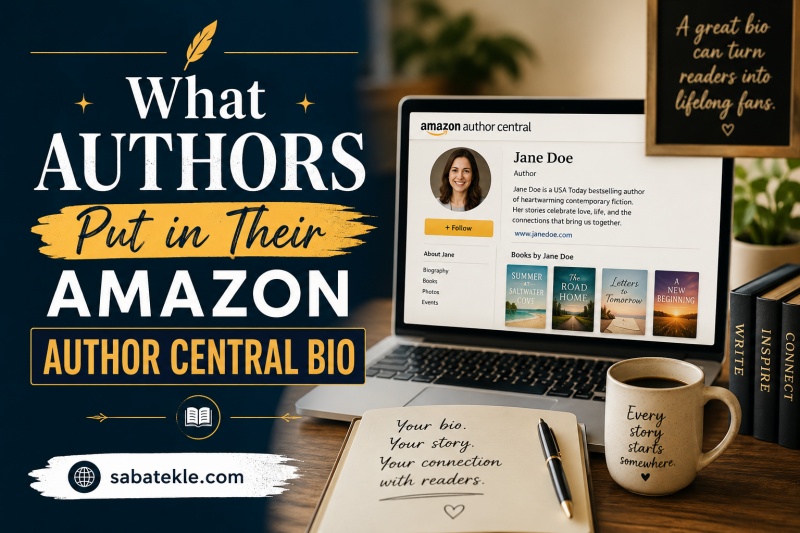 What Authors Put in Their Amazon Author Central Bio
