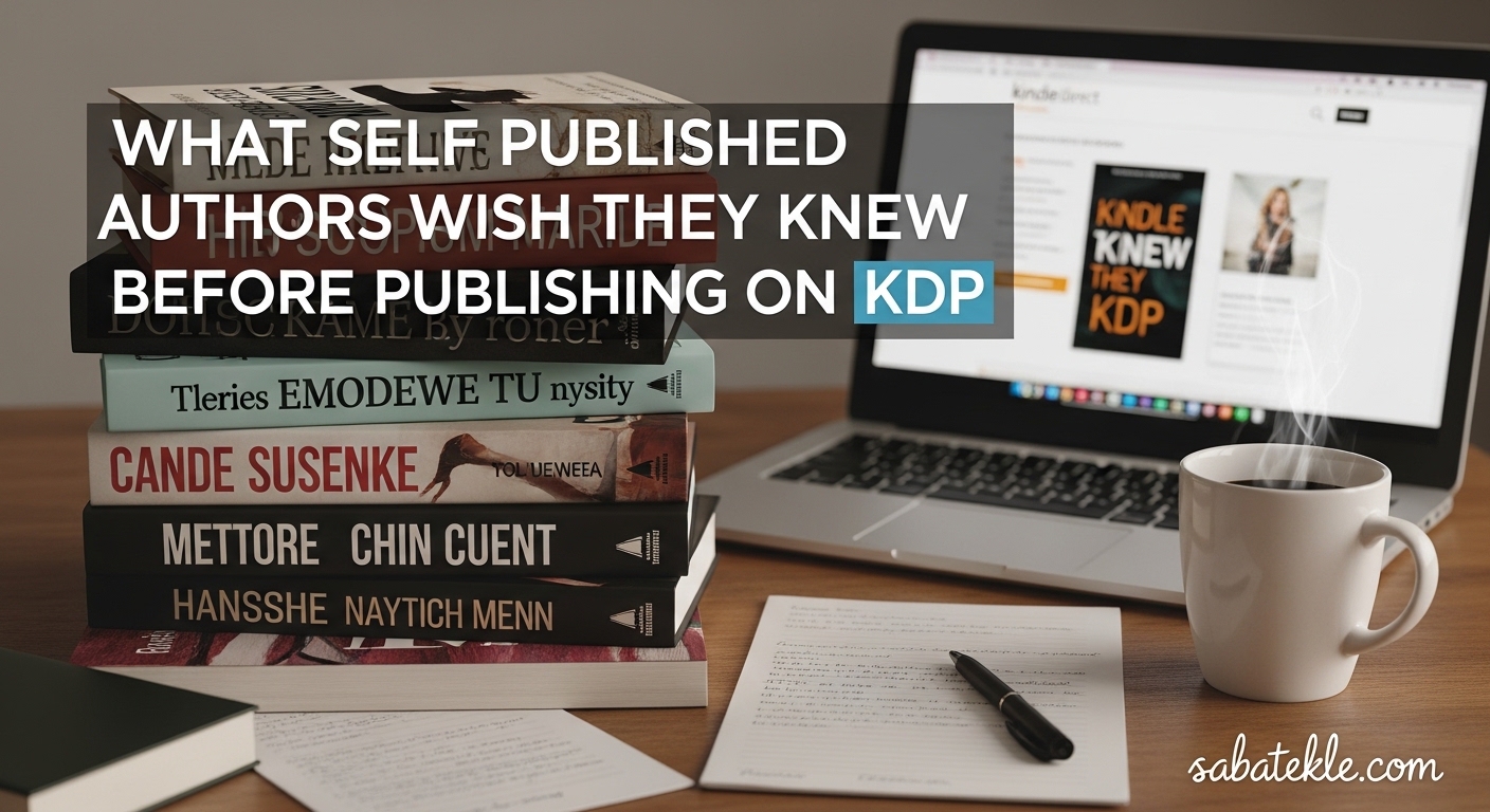 What Self Published Authors Wish They Knew Before Publishing on KDP