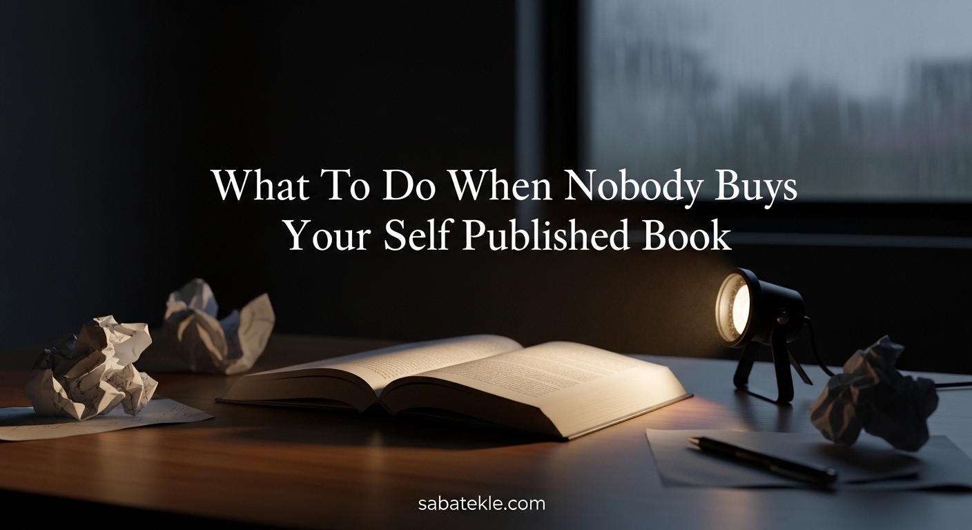 What To Do When Nobody Buys Your Self Published Book