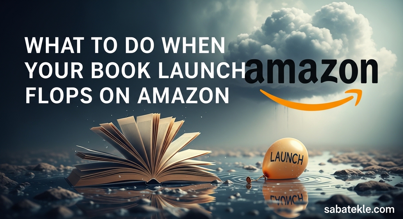 What to Do When Your Book Launch Flops on Amazon